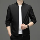 Men’s Premium Black Fleece Jacket | Luxury Collared Winter Wear