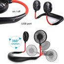 Compact Neck Fan - 1 Pc Portable Wearable Fan in Black